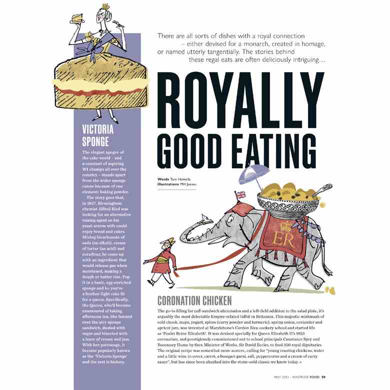 Waitrose Food Magazine: 'Royally Good Eating', April 2023