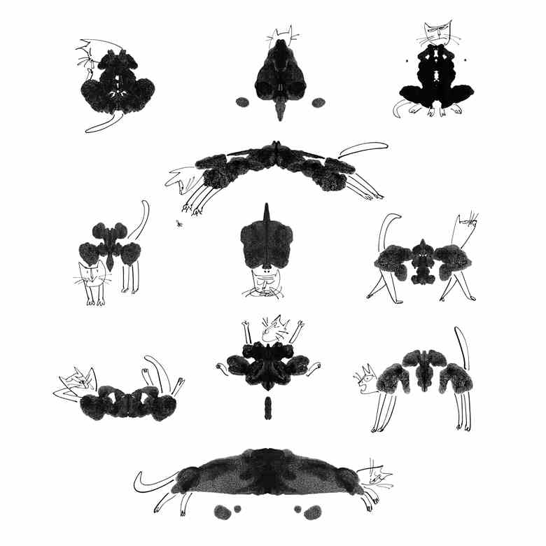 Rorschatz Cats Spots, the New Yorker (unpublished)